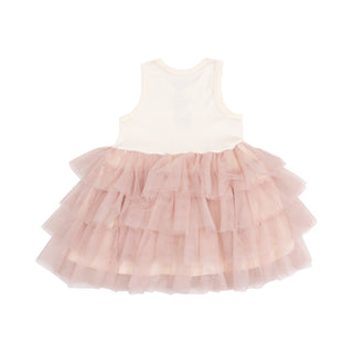 Angel Dear Layered Tulle Tutu Tank Dress - Bows