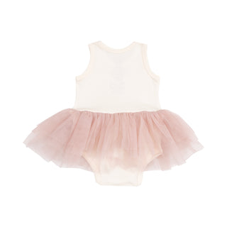 Angel Dear Rib Tank Tutu Bodysuit - Bows