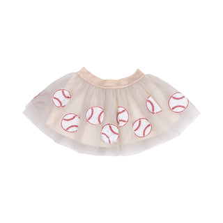 Angel Dear Tutu Skirt - Oat Baseball