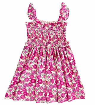 In My Jammers Ziggy Floral Smocked Twirl Dress