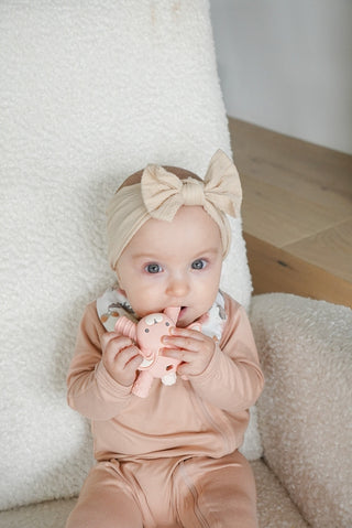 Itzy Ritzy, Itzy Ritzy Teether™ Baby Molar Teether - Bunny - Basically Bows & Bowties