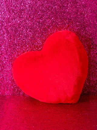 Shiraleah, Shiraleah Jovi Heart Pillow - Red - Basically Bows & Bowties