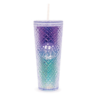 Tall Dazzling Jewel Holographic Tumbler - Ocean