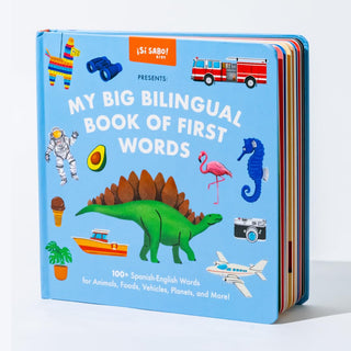 My Big Bilingual Book of First Words: 100+ English-Spanish Words Board Book