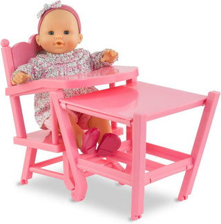 Corolle Baby Doll High Chair 2-in-1 Design for 14" & 17" Baby