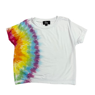 FBZ Rainbow Bullseye Blue Mist Short Sleeve Tee