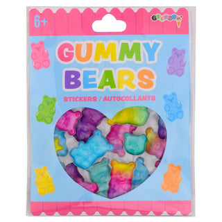 Iscream Gummy Bear Gel Stickers, Iscream, cf-type-stickers, cf-vendor-iscream, Easter, Easter Basket Ideas, Easter Stickers, EB Boy, EB Boys, EB Girls, Gel Stickers, Gummy Bear, Iscream, Iscr