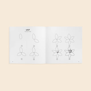 Modern Flowers: A How To Draw Book For Kids