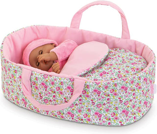 Corolle Baby Doll Floral Carry Bed for 12" Baby Dolls, Corolle, Baby Doll, Baby Doll Bed, cf-type-dolls, cf-vendor-corolle, Corolle, Corolle Baby Doll, Corolle Doll, Doll, Doll Carrier, Toys,