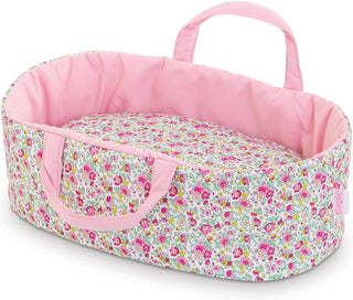 Corolle Baby Doll Floral Carry Bed for 12" Baby Dolls, Corolle, Baby Doll, Baby Doll Bed, cf-type-dolls, cf-vendor-corolle, Corolle, Corolle Baby Doll, Corolle Doll, Doll, Doll Carrier, Toys,