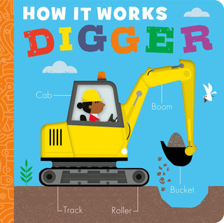 How It Works: Digger Board Book