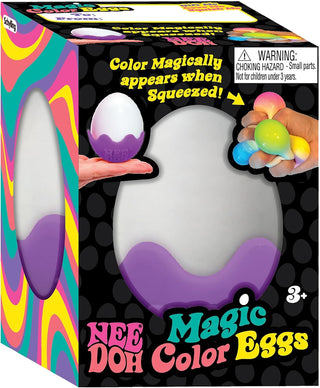 Schylling NeeDoh Magic Color Egg Purple