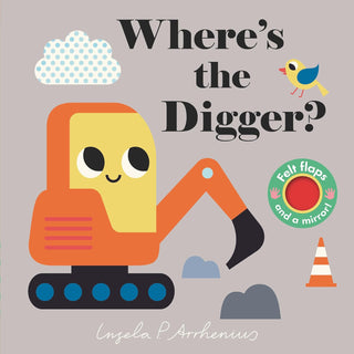 Where's the Digger? Lift the Flap Board Book