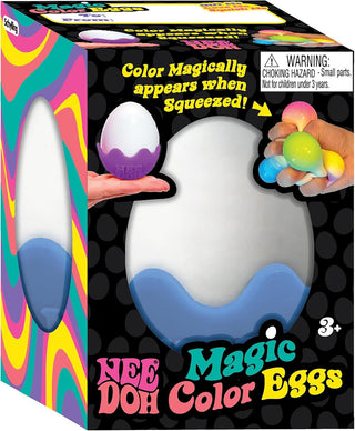 Schylling NeeDoh Magic Color Egg Blue