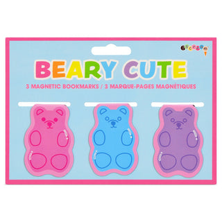 Iscream, Iscream Beary Cute Magnetic Bookmarks - Basically Bows & Bowties