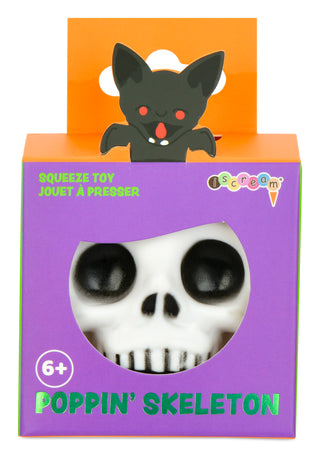 Iscream Poppin' Skeleton Squeeze Toy