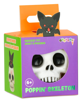 Iscream Poppin' Skeleton Squeeze Toy