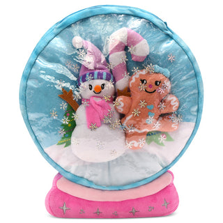 Iscream Snow Globe Plush, Iscream, All Things Holiday, cf-type-stuffed-animals, cf-vendor-iscream, Christmas, Christmas Stuffed Animal, iScream, Iscream Christmas, Iscream Gingerbread, Iscrea