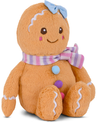 Iscream Gingerbread Girl Plush, Iscream, All Things Holiday, cf-type-stuffed-animals, cf-vendor-iscream, Christmas, Christmas Stuffed Animal, Gingerbread, Gingerbread Girl, iScream, Iscream C