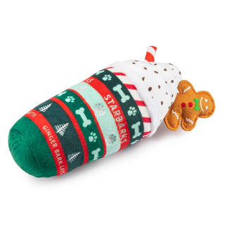 Haute Diggity Dog Ginger Bark Latte Stocking Stuffers Christmas Dog Toy