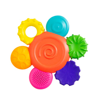 Sassy Baby Silicone Flower Teether Rattle