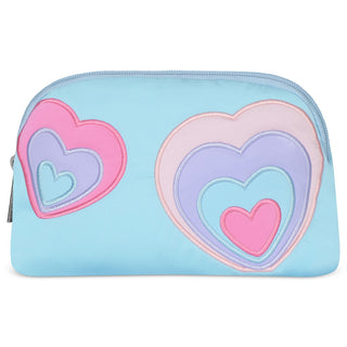 Iscream Happy Hearts Oval Cosmetic Bag, Iscream, cf-type-bag, cf-vendor-iscream, cosmetic bag, Gifts for Girls, Happy Hearts, Iscream, Iscream Bag, Iscream Cosmetic Bag, iscream-shop, Travel 