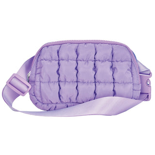 Iscream Vivid Violet Quilted Belt Bag