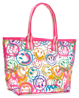 Iscream Smiles Everywhere Clear Tote Bag