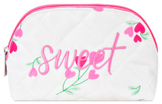 Iscream Theme Sweet Quilted Oval Cosmetic Bag