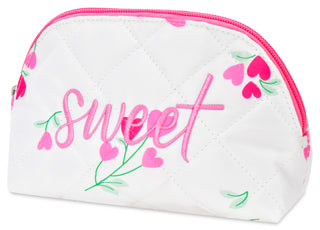 Iscream Theme Sweet Quilted Oval Cosmetic Bag