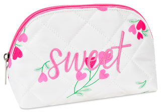 Iscream Theme Sweet Quilted Oval Cosmetic Bag