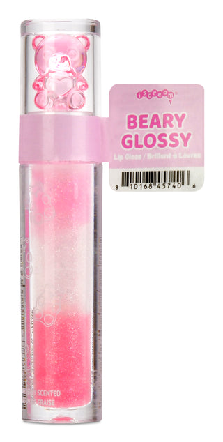 Iscream, Iscream Beary Glossy Lip Gloss - Basically Bows & Bowties