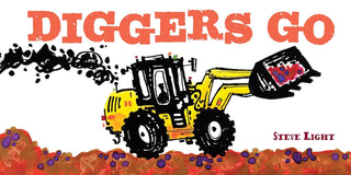 Diggers Go Board Book