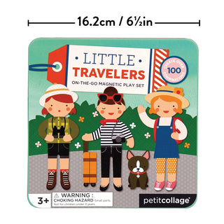 Petit Collage Magnetic Play Set Little Travelers – Mix & Match Magnetic Game Board