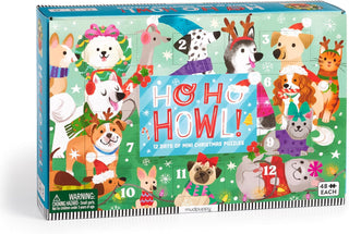 Mudpuppy Ho Ho Howl! – 12 Days of Puzzles Advent Calendar