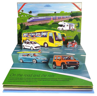 Hachette, The Pop-Up Guide: Vehicles Hardcover Book - Basically Bows & Bowties