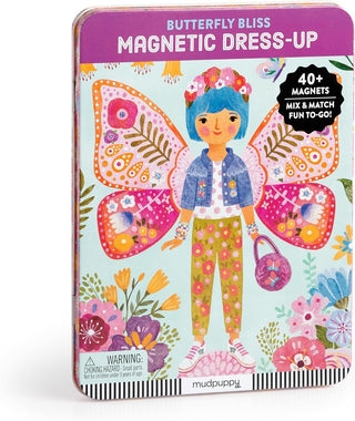 Mudpuppy Butterfly Bliss – Magnetic Dress Up Set Travel Friendly Game