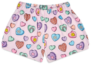 Iscream Candy Hearts Plush Shorts