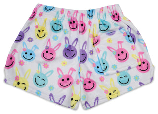 Iscream Happy Face Bunnies Plush Shorts