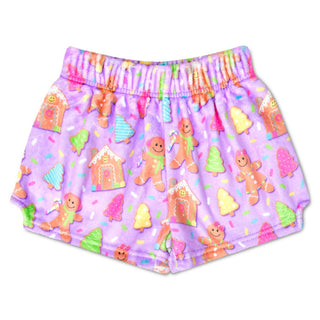 Iscream Joyful Gingerbread Plush Shorts