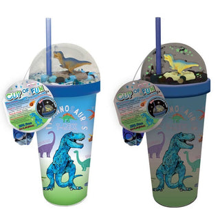 Hot Focus Glow in the Dark Cup of Fun - Dinosaur