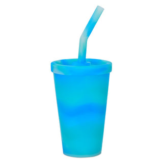 Iscream Sea Breeze Silicone Cup & Straw, Iscream, cf-type-cup, cf-vendor-iscream, Cup, Cup with Lid, Donut Cup, EB Girls, Iscream, Iscream Cup, iscream-shop, Sea Breeze, Silicone Cup, Cup - B