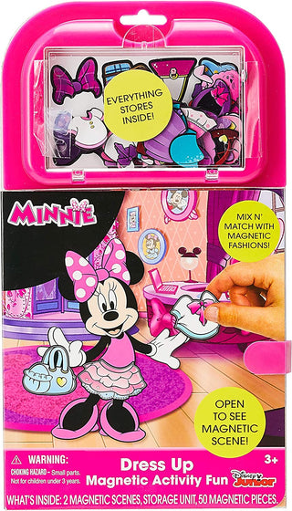 Minnie Mouse Magnetic Dress Up Activity, Tara Toy Corp., Arts & Crafts, Arts and Crafts, Book, Books, cf-type-arts-&-crafts, cf-vendor-tara-toy-corp, Disney minnie Mouse, Magnetic Book, Magne