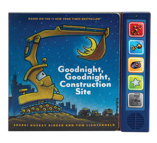 Hachette, Goodnight, Goodnight, Construction Site Sound Book - Basically Bows & Bowties