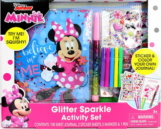 Minnie Mouse Glitter Activity Set, Tara Toy Corp., Activity Set, Arts & Crafts, Arts and Crafts, Book, cf-type-arts-&-crafts, cf-vendor-tara-toy-corp, Disney minnie Mouse, Glitter Sparkle Act