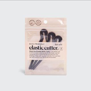 Kitsch Eco-Friendly Elastic Cutters 3pc Set - Black