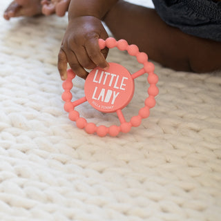 Bella Tunno, Bella Tunno Little Lady Happy Teether - Basically Bows & Bowties