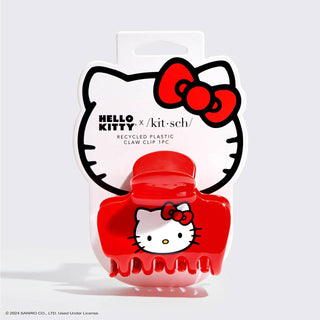 Hello Kitty x Kitsch Recycled Puffy Claw Clip - Kitty Face