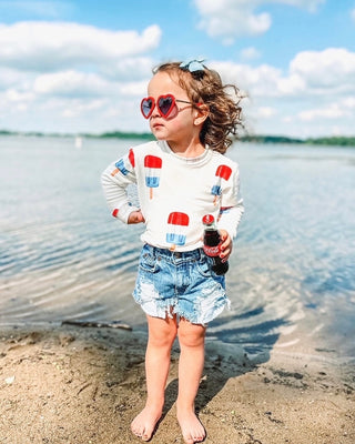 Brokedown Clothing Kid's Patriotic Popsicle Sweatshirt, Brokedown Clothing, 4th of July, 4th of July Shirt, Brokedown Clothing, Brokedown Clothing Kid's Patriotic Popsicle Sweatshirt, cf-size