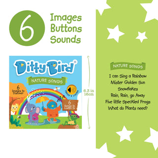 Ditty Bird, Ditty Bird Nature Songs Sound Board Book - Basically Bows & Bowties